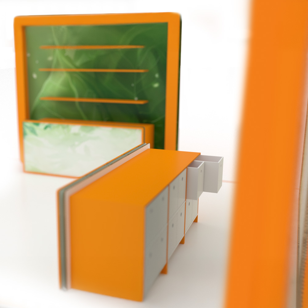 Modular sustainable event booth setup by Flixpy at a trade fair