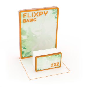 Modular sustainable event booth setup by Flixpy at a trade fair