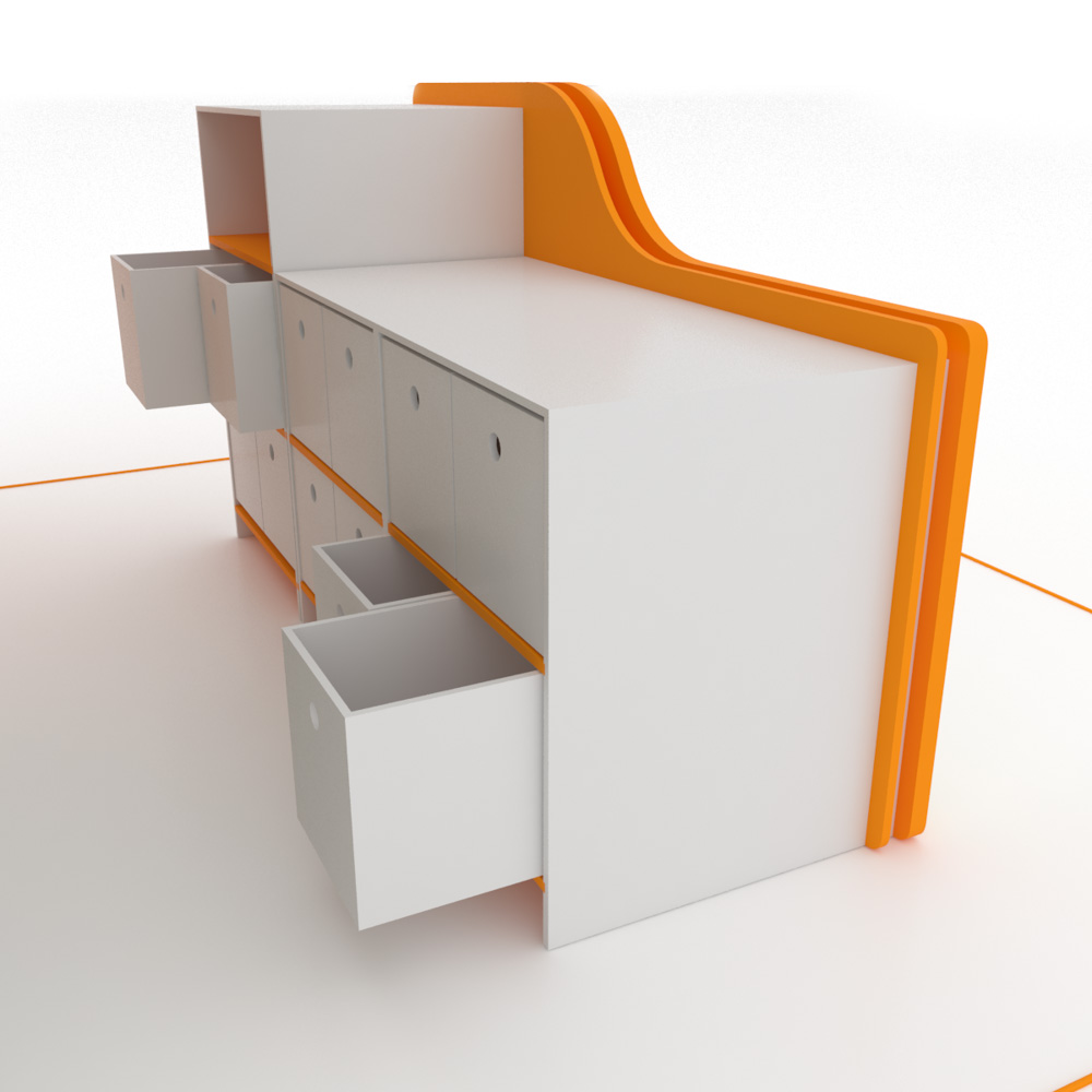 Modular sustainable event booth setup by Flixpy at a trade fair