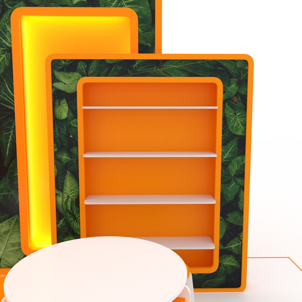 Modular sustainable event booth setup by Flixpy at a trade fair